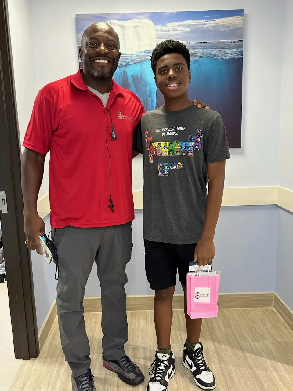 Dr. Kishawn Kole-James with a teen patient at Superior Orthodontics in Metro Detroit, MI